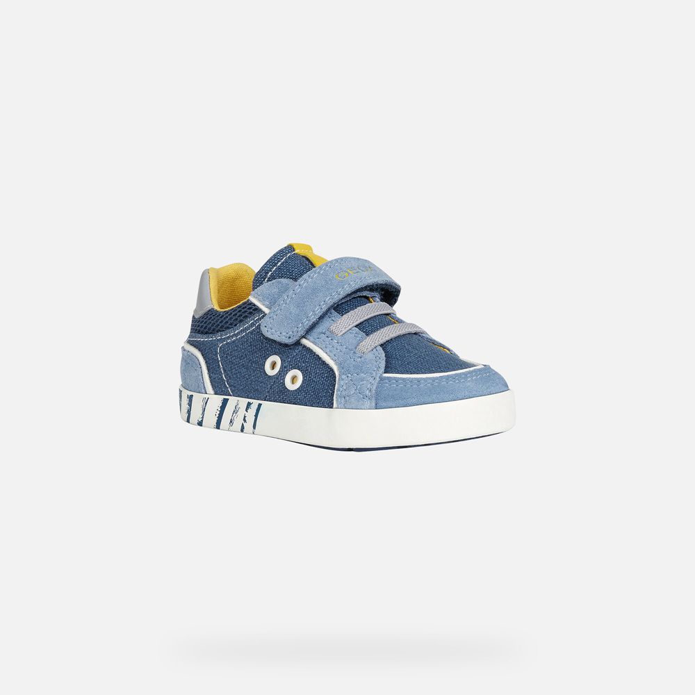 Geox Sneakers Blue Kilwi Boy - Geox Baby Shoes - RYJNEU382